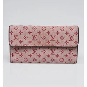 ❌SOLD❌LOUIS VUITTON Cherry Monogram Mini Lin Porte-Tresor International Wallet